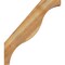 Ekena Millwork 6"W x 28"D x 32"H Funston Rough Sawn Knee Brace, Western Red Cedar BRC06X28X32FST00RWR - alternate 3